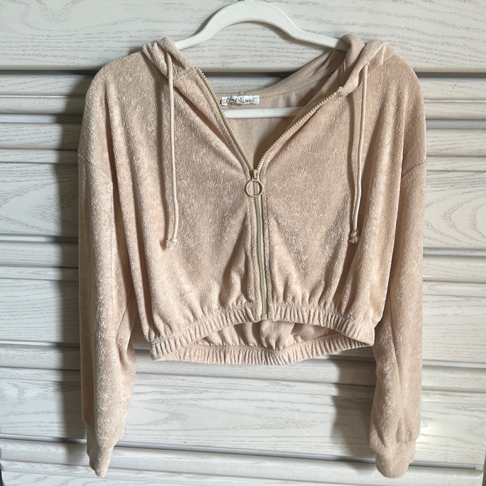 PLUSH CROPPED JACKET